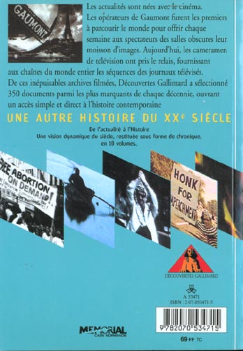Quatrième de couverture de « 1970/1980 - LES ANNEES DE DOUTE »