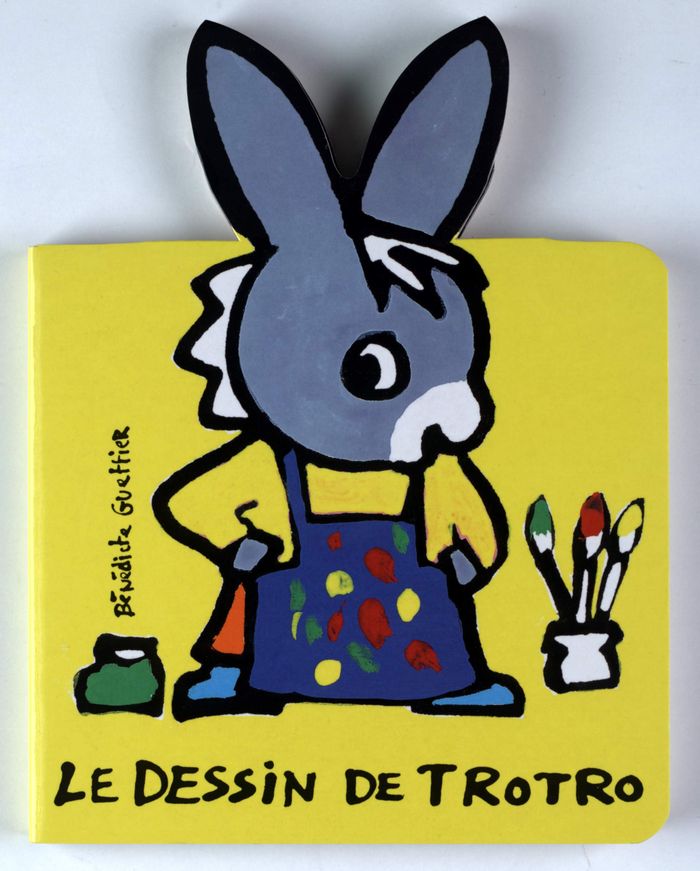 Couverture du livre « Le dessin de Trotro » de Bénédicte Guettier, librairie Les Contes Infusés à Corte