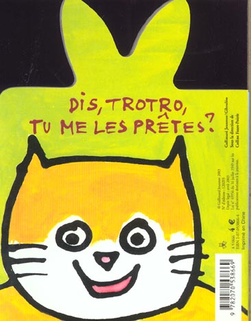 Quatrième de couverture de « Les oreilles de Trotro »
