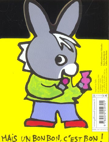 Quatrième de couverture de « le bonbon de Trotro »