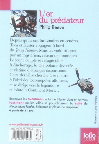 Quatrième de couverture de « TOM ET HESTER - T02 - L'OR DU PREDATEUR »