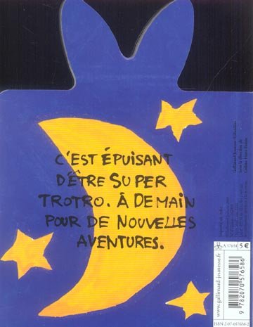 Quatrième de couverture de « Super Trotro »