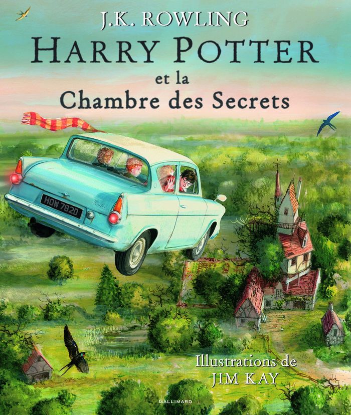 Couverture du livre « Harry Potter et la chambre des secrets » de J. K. Rowling, librairie Les Contes Infusés à Corte