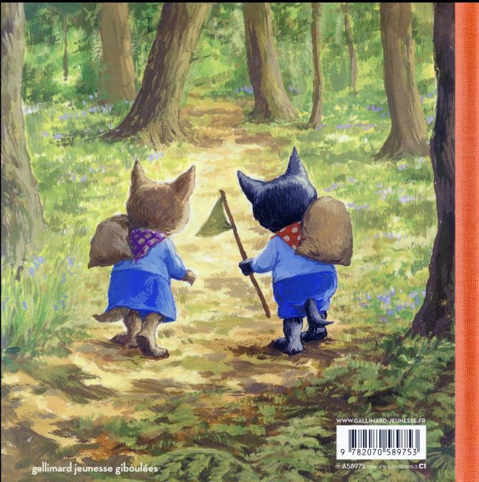 Quatrième de couverture de « Lou P'tit Loup protège sa forêt »