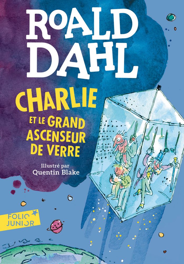 Couverture : CHARLIE ET LE GRAND ASCENSEUR DE VERRE