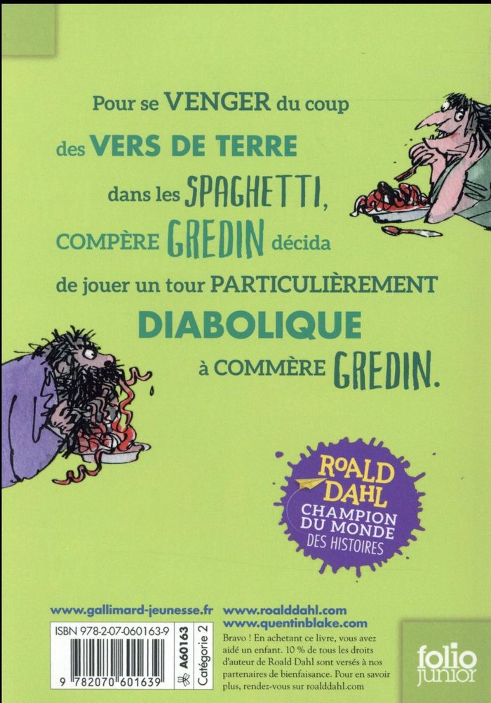 Quatrième de couverture de « Les deux gredins »