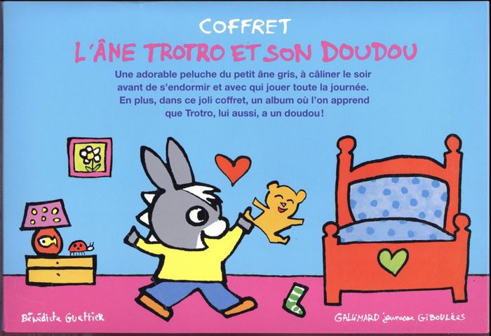 Quatrième de couverture de « L'âne Trotro et son doudou »
