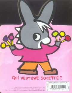 Quatrième de couverture de « La sucette de Trotro »