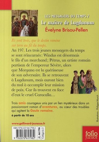 Quatrième de couverture de « Le maître de Lugdunum »