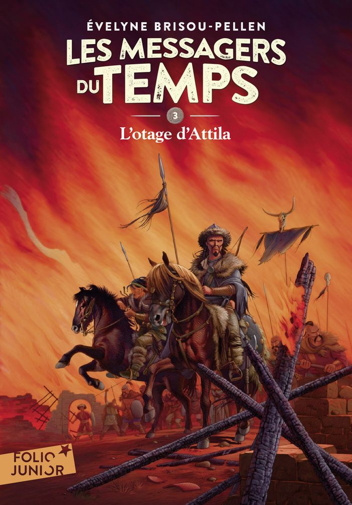 Couverture du livre « L'otage d'Attila » de Évelyne Brisou-Pellen, librairie Les Contes Infusés à Corte