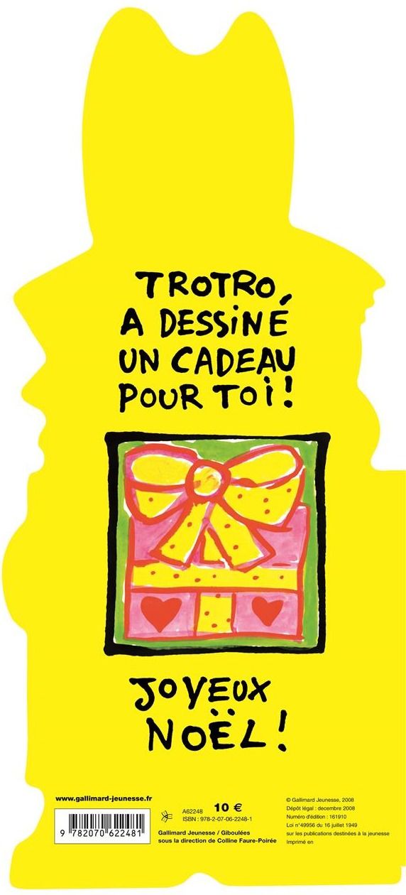 Quatrième de couverture de « Joyeux Noël, Trotro ! »