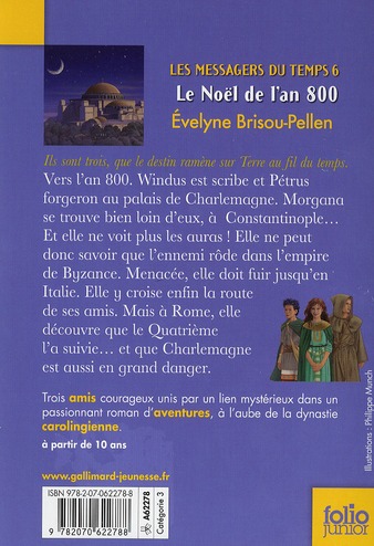 Quatrième de couverture de « Le Noël de l'an 800 »