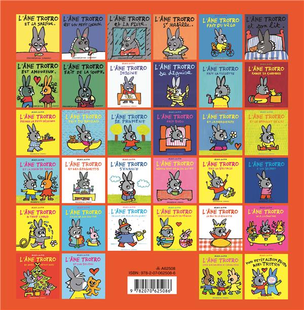 Quatrième de couverture de « L'âne Trotro et les spaghettis »
