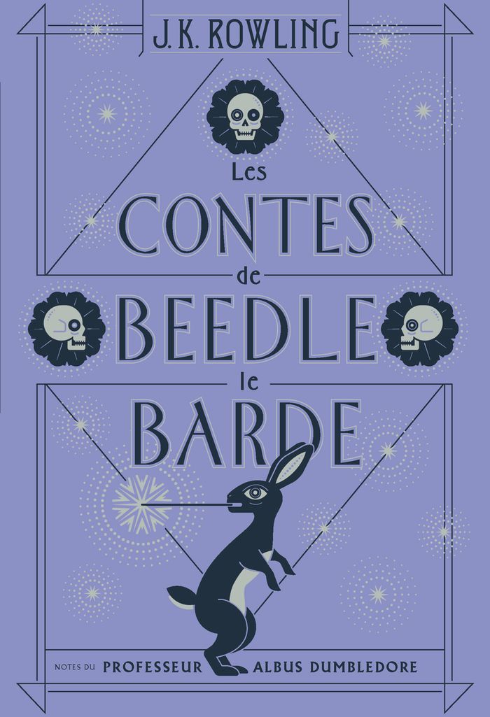 Couverture du livre « Les contes de Beedle le Barde : notes du professeur Albus Dumbledore, traduit des runes originales par Hermione Granger », librairie Les Contes Infusés à Corte