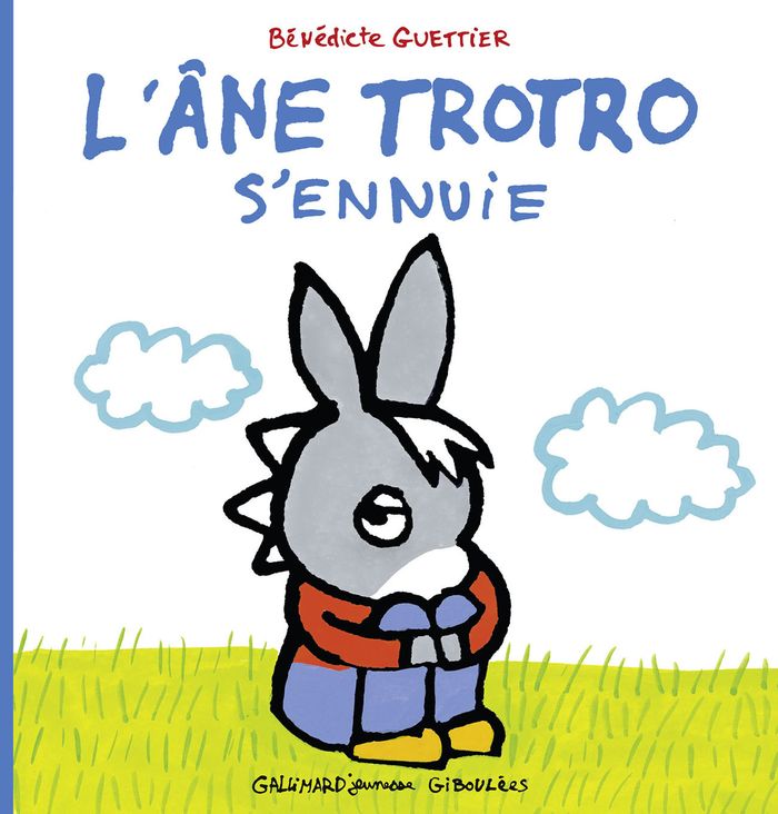 Couverture du livre « L'âne Trotro s'ennuie » de Bénédicte Guettier, librairie Les Contes Infusés à Corte