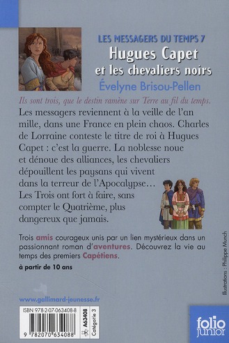 Quatrième de couverture de « Hugues Capet et les chevaliers noirs »