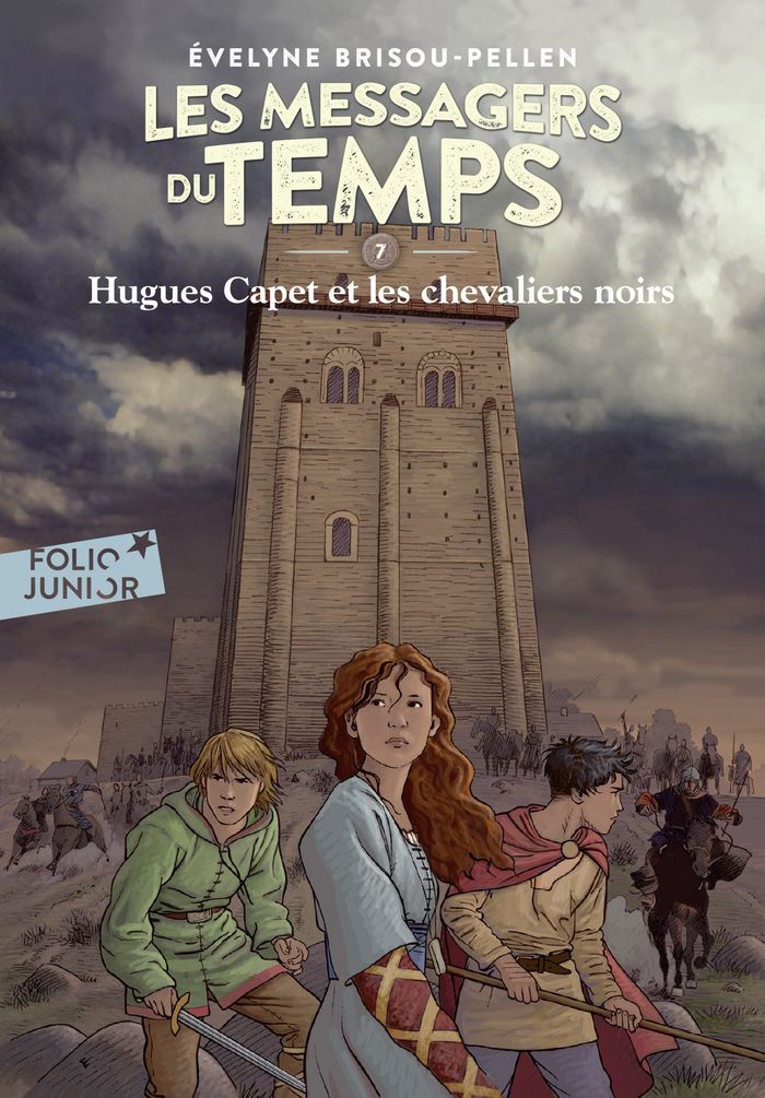 Couverture du livre « Hugues Capet et les chevaliers noirs » de Évelyne Brisou-Pellen, librairie Les Contes Infusés à Corte