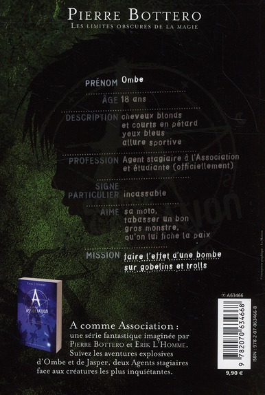 Quatrième de couverture de « Les limites obscures de la magie »