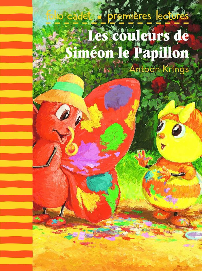 Couverture du livre « Les couleurs de Siméon le papillon » de Antoon Krings, librairie Les Contes Infusés à Corte