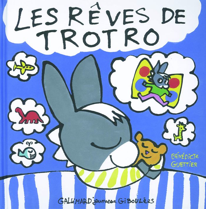 Couverture du livre « Les rêves de Trotro » de Bénédicte Guettier, librairie Les Contes Infusés à Corte