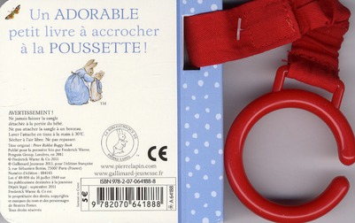 Quatrième de couverture de « MON PREMIER LIVRE POUR POUSSETTE PIERRE LAPIN »