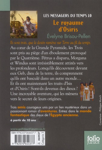 Quatrième de couverture de « Le royaume d'Osiris »