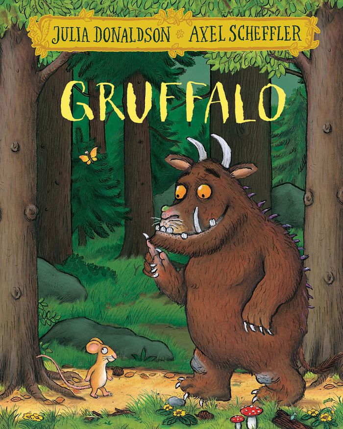 Couverture du livre « Gruffalo » de Julia Donaldson, librairie Les Contes Infusés à Corte
