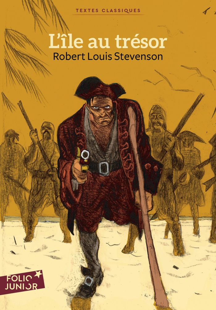 Couverture du livre « L'ILE AU TRESOR » de Stevenson/roux, librairie Les Contes Infusés à Corte