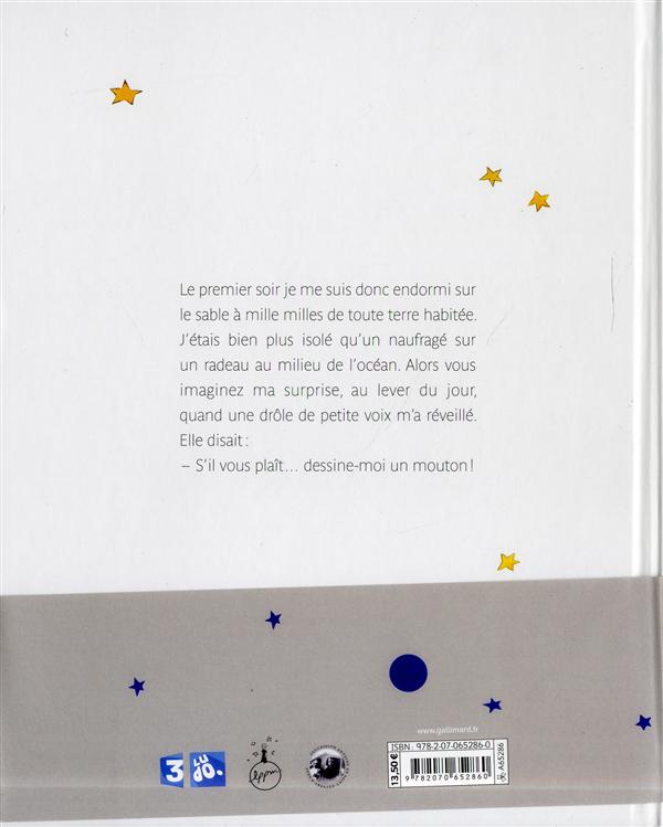Quatrième de couverture de « LE PETIT PRINCE »