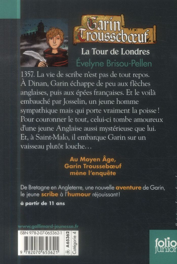 Quatrième de couverture de « La tour de Londres »