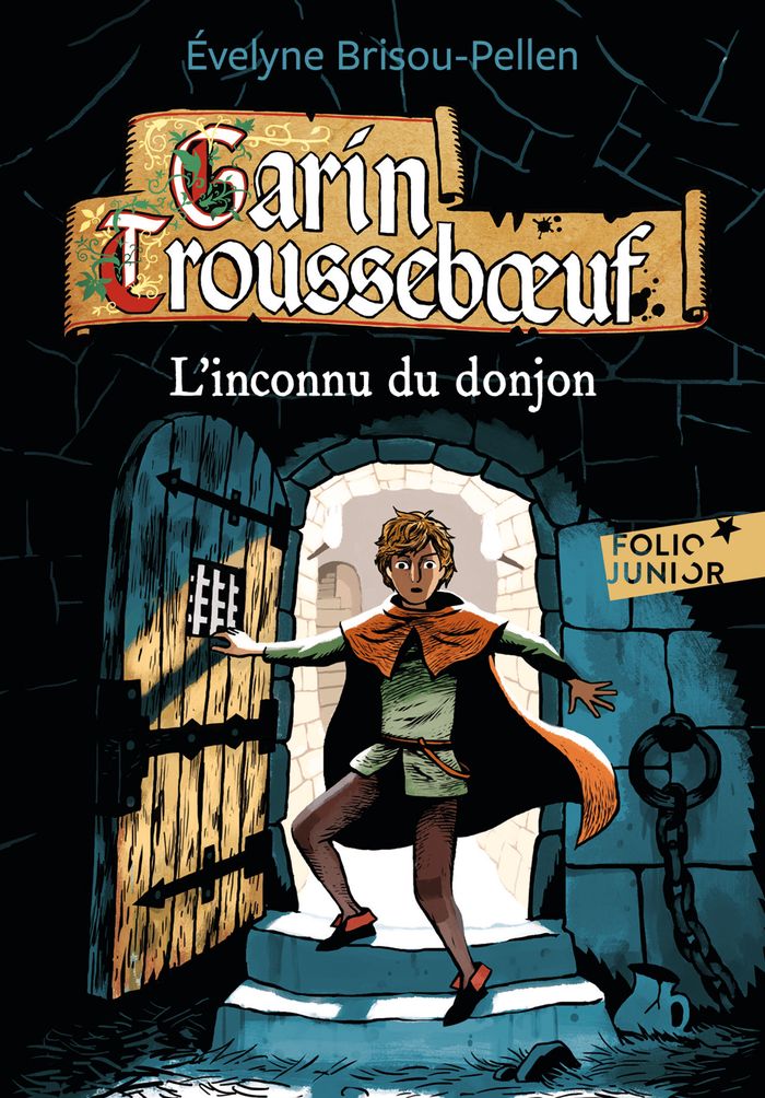 Couverture du livre « L'inconnu du donjon » de Évelyne Brisou-Pellen, librairie Les Contes Infusés à Corte