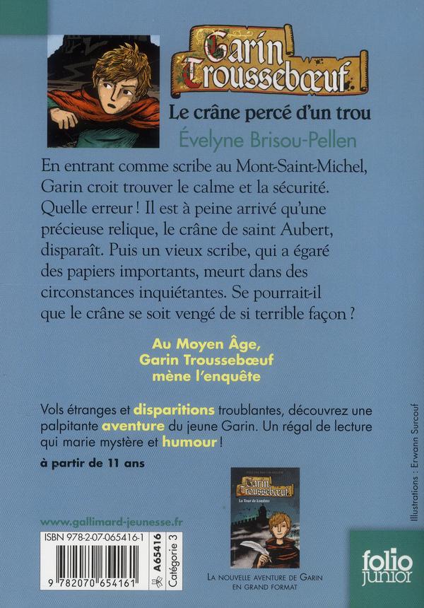 Quatrième de couverture de « Le crâne percé d'un trou »