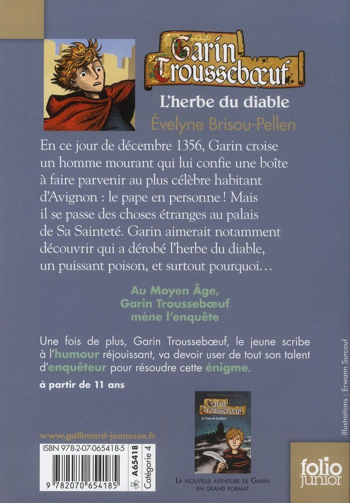 Quatrième de couverture de « L'herbe du diable »