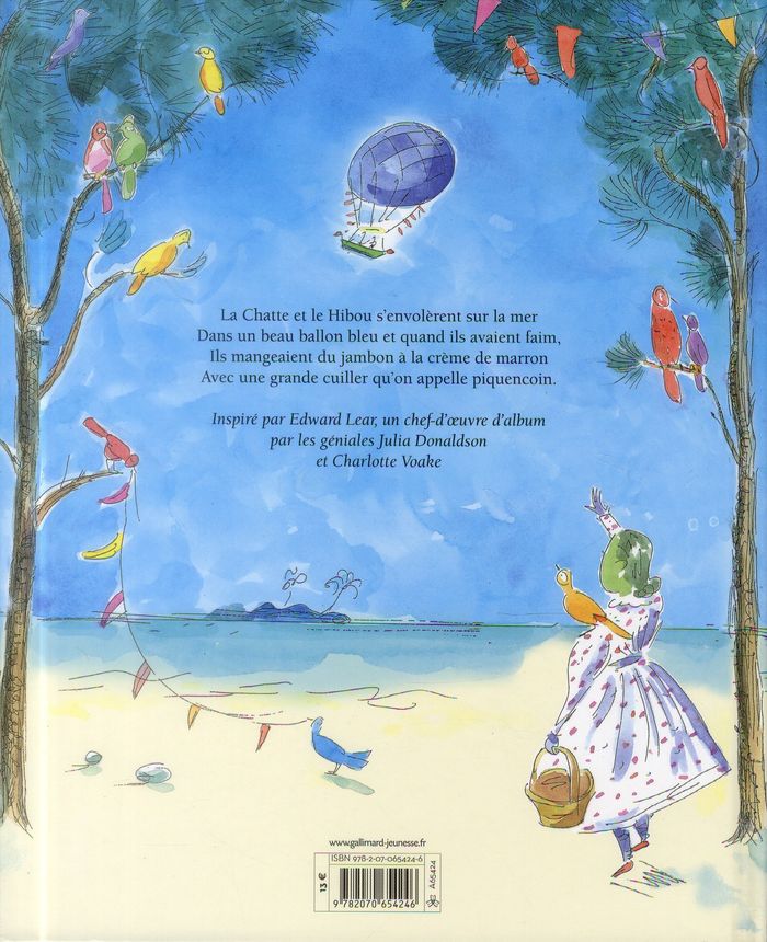 Quatrième de couverture de « Le voyage de la chatte et du hibou »
