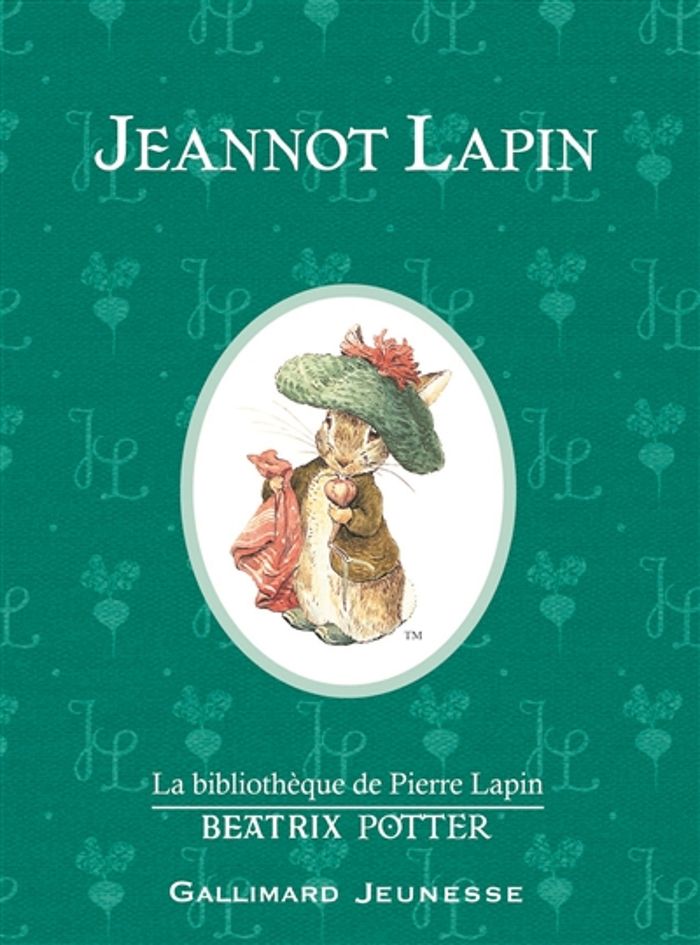 Couverture du livre « JEANNOT LAPIN » de Beatrix Potter, librairie Les Contes Infusés à Corte