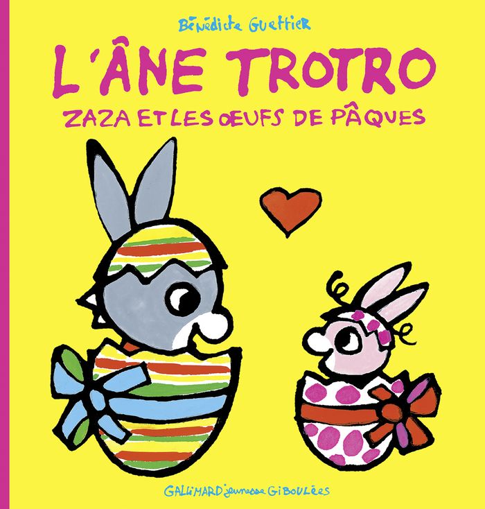 Couverture du livre « Zaza et les oeufs de Pâques » de Bénédicte Guettier, librairie Les Contes Infusés à Corte