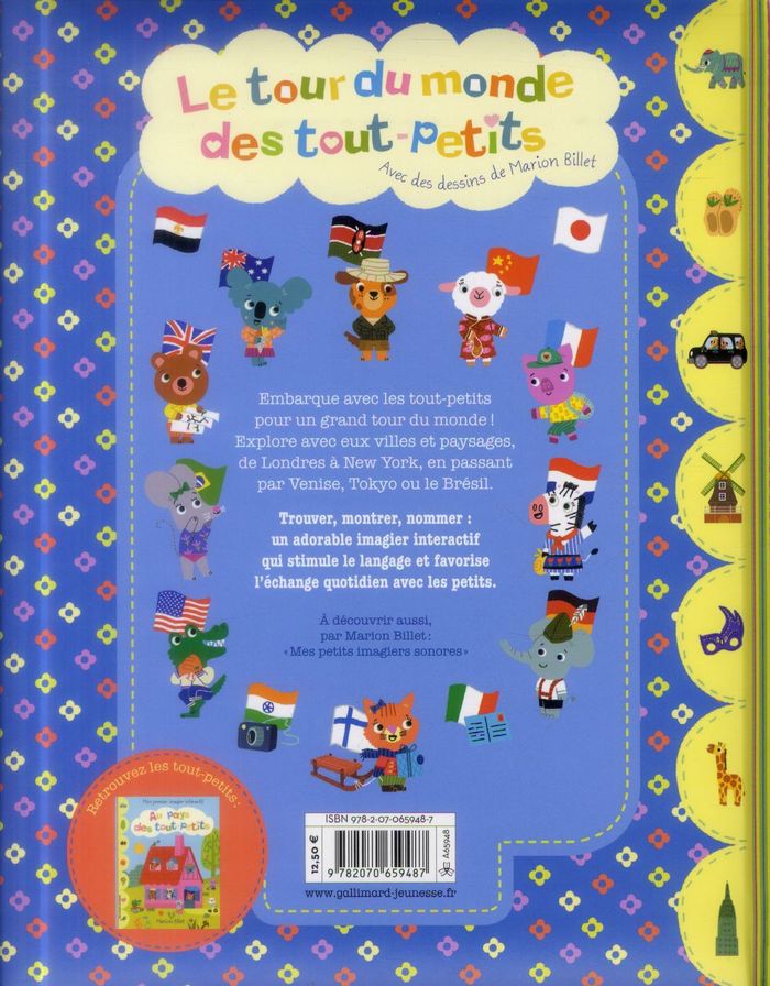 Quatrième de couverture de « Le tour du monde des tout-petits »