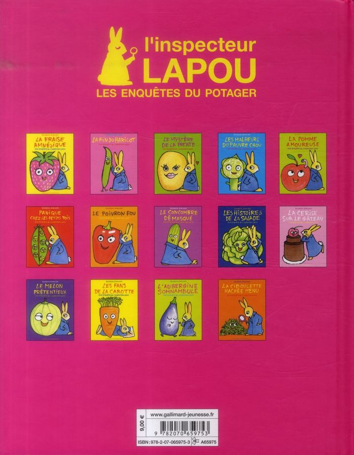 Quatrième de couverture de « L'artichaut rigolo »