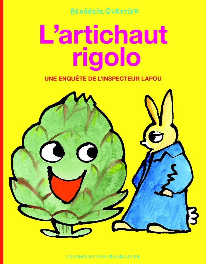 Couverture du livre « L'artichaut rigolo » de Bénédicte Guettier, librairie Les Contes Infusés à Corte