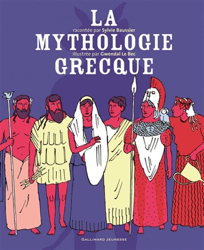 Couverture du livre « La mythologie grecque » de Sylvie Baussier, librairie Les Contes Infusés à Corte