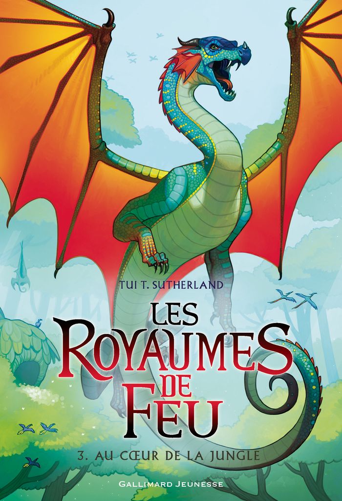 Couverture du livre « LES ROYAUMES DE FEU, 3 - AU COEUR DE LA JUNGLE » de Sutherland Tui T., librairie Les Contes Infusés à Corte