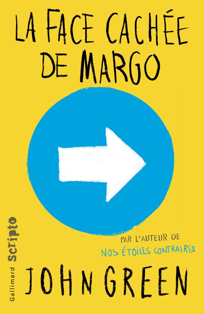 Couverture du livre « La face cachée de Margo » de John Green, librairie Les Contes Infusés à Corte