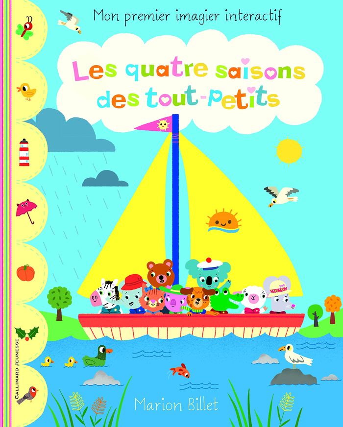 Couverture du livre « Les quatre saisons des tout-petits » de Marion Billet, librairie Les Contes Infusés à Corte
