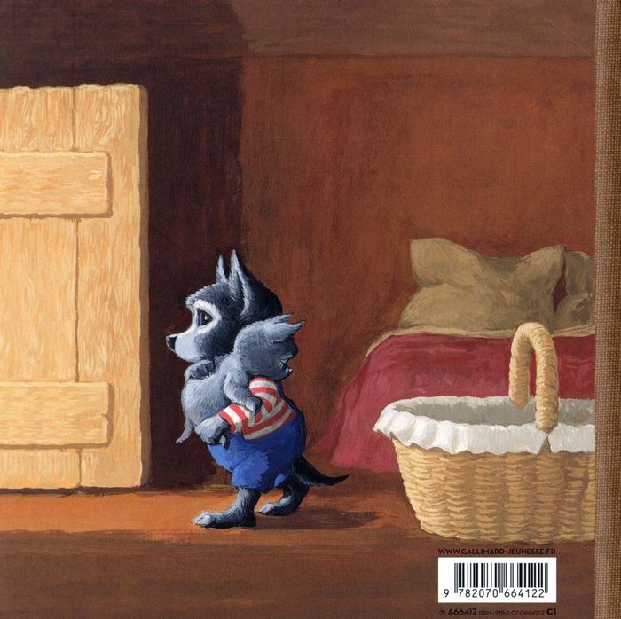 Quatrième de couverture de « Lou P'tit Loup est jaloux »