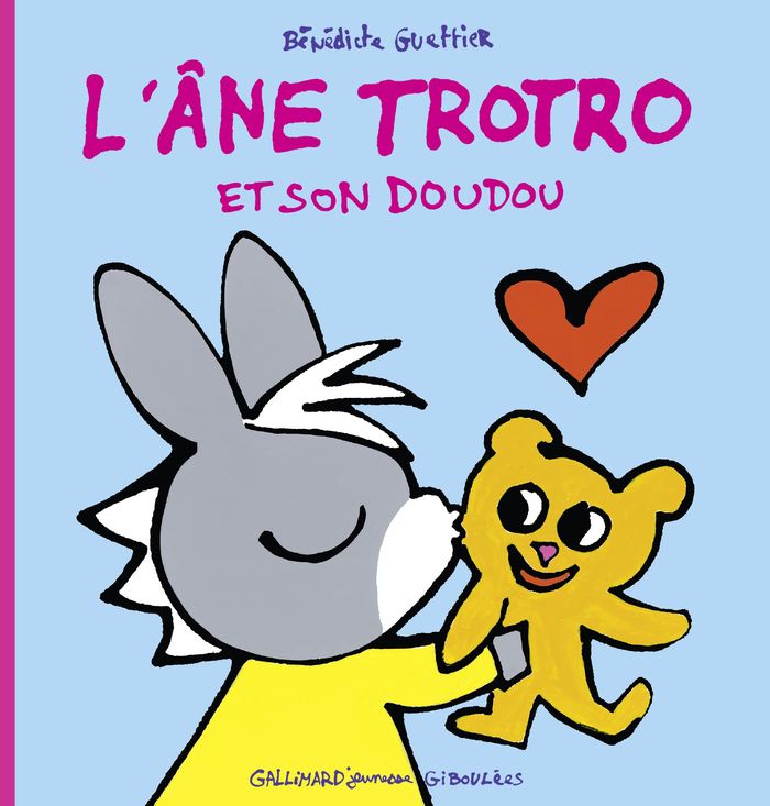 Couverture du livre « L'âne Trotro et son doudou » de Bénédicte Guettier, librairie Les Contes Infusés à Corte