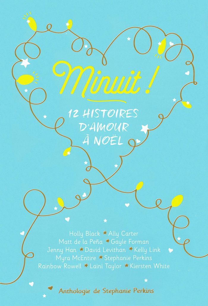 Couverture du livre « Minuit ! : 12 histoires d'amour à Noël » de Holly Black, librairie Les Contes Infusés à Corte