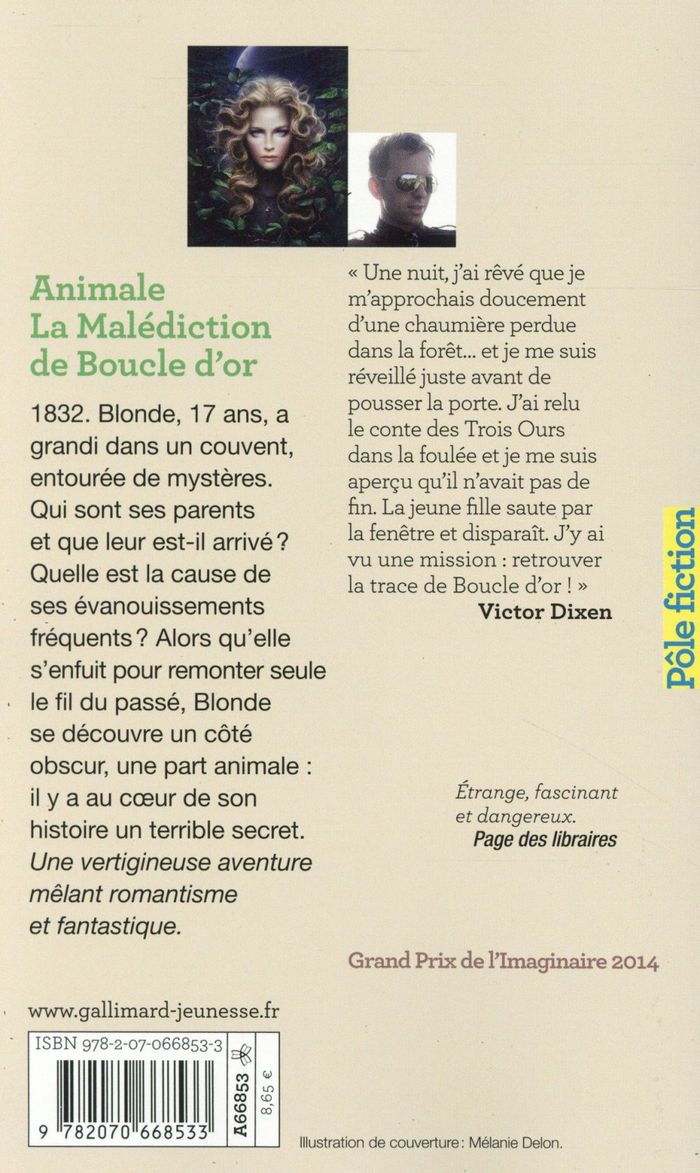 Quatrième de couverture de « La malédiction de Boucle d'Or »