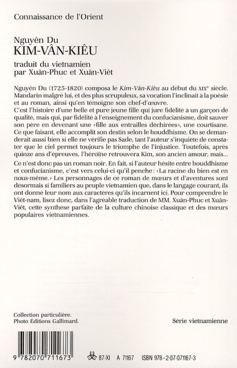 Quatrième de couverture de « KIM-VAN-KIEU »