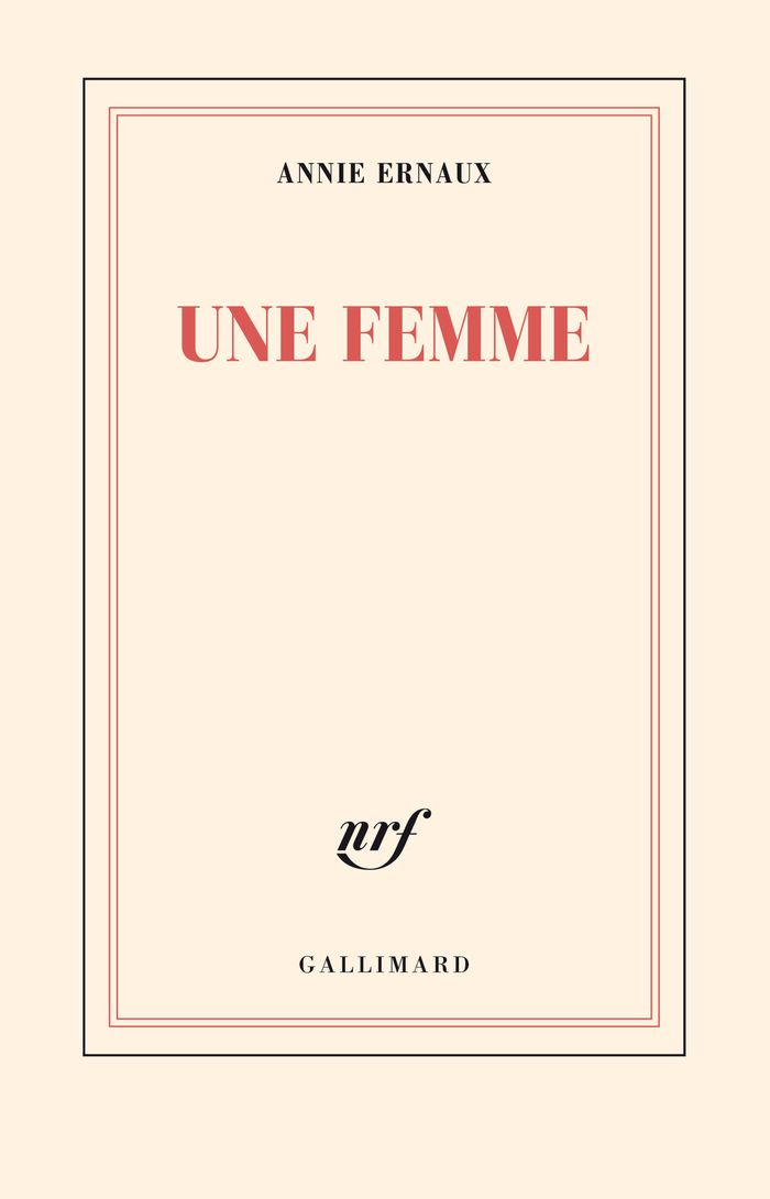 Couverture du livre « UNE FEMME », librairie Les Contes Infusés à Corte