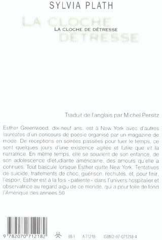 Quatrième de couverture de « LA CLOCHE DE DETRESSE »